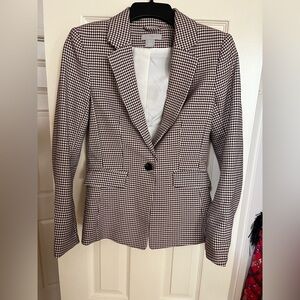 H&M Houndstooth Blazer | Women’s Size 2 | Tailored Workwear Jacket